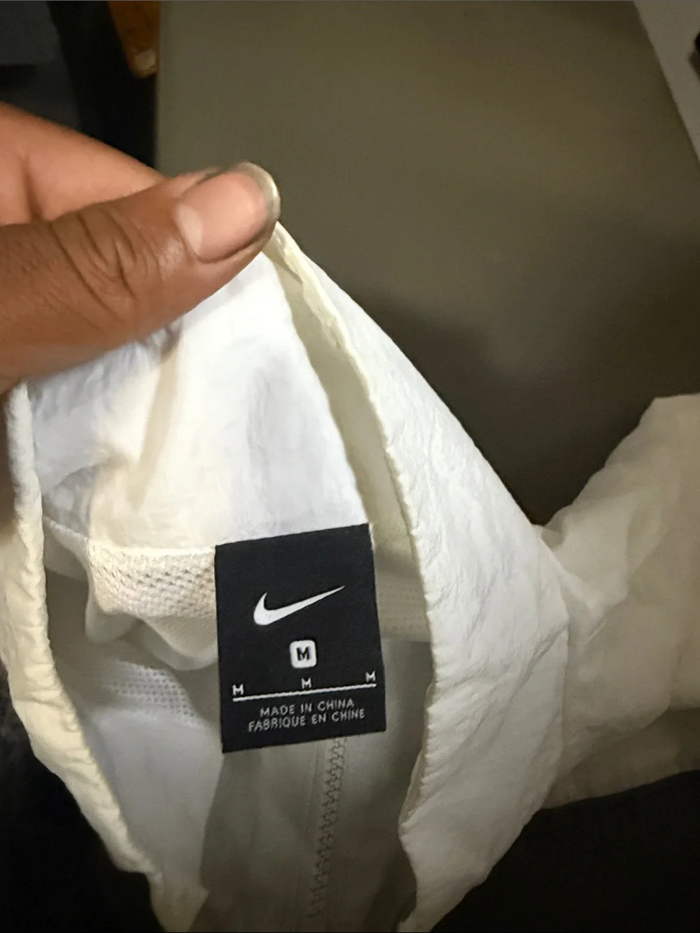 Nike Flight Gray, Black & White Colorblock Windbreaker